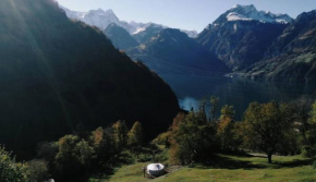 Panorama Jurte über dem Uri-See B Gisikon